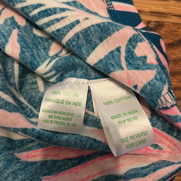 Lilly Pulitzer girls Essie dress Large (8-10) Tidal Wave It's Prime Time NWT - Picture 5 of 9